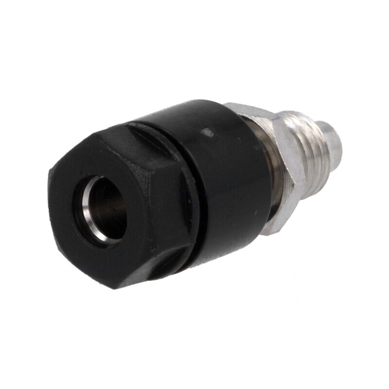 Soclu banană 4mm negru nichelat 36A 60VDC | Electronic-mag.ro | Componente Electronice Soclu banană 4mm negru nichelat 36A 60VDC | Electronic-mag.ro | Componente Electronice