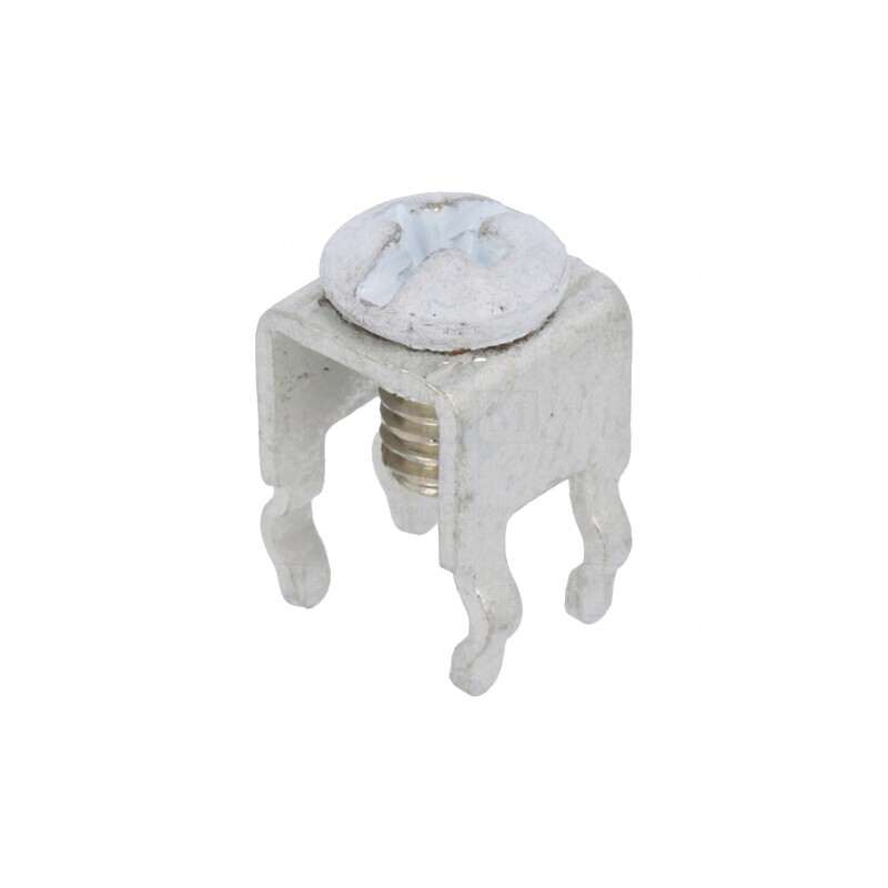 Terminal cu Șurub Alb 7x5mm THT | Electronic-mag.ro | Componente Electronice