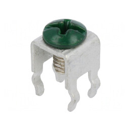 Terminal cu Șurub Verde 7x5mm THT | Electronic-mag.ro | Componente Electronice