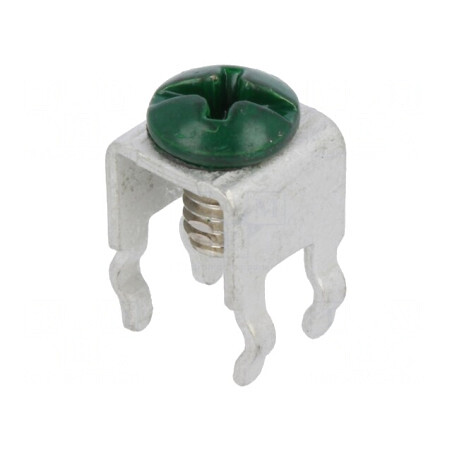 Terminal cu Șurub Verde 7x5mm THT | Electronic-mag.ro | Componente Electronice