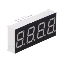 Afișaj LED 7 Segmente 4 Digits Roșu | Electronic-mag.ro | Componente Electronice