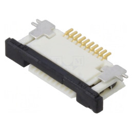 Conector FFC/FPC Orizontal 10 Pini ZIF | Electronic-mag.ro | Componente Electronice