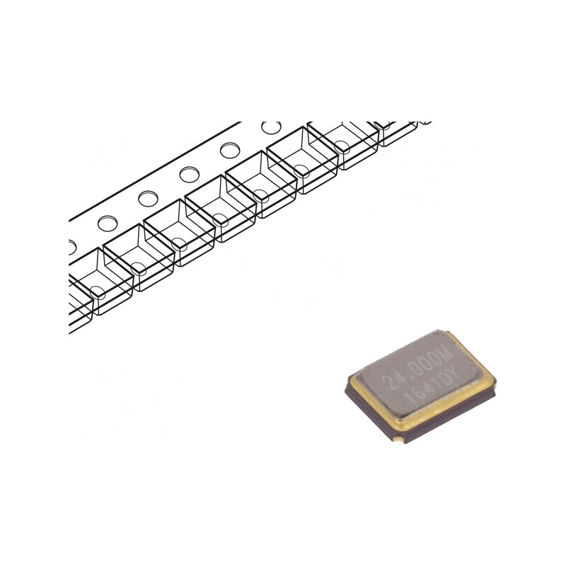 Rezonator de cuarț 24MHz SMD 18pF 3,4x2,7x0,8mm | Electronic-mag.ro | Componente Electronice Rezonator de cuarț 24MHz SMD 18pF 3,4x2,7x0,8mm | Electronic-mag.ro | Componente Electronice