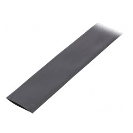 Manson termocontractabil 15mm 1m negru | Electronic-mag.ro | Componente Electronice