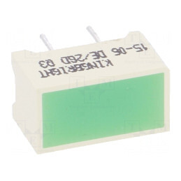 LED Afișaj Verde Lentilă Difuză 568nm 120°