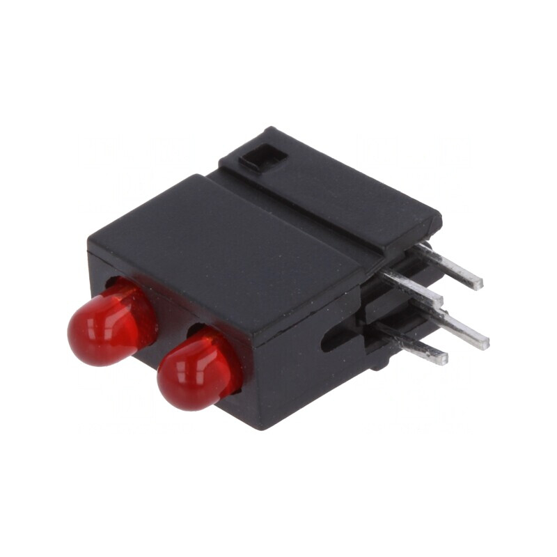 LED Roșu 3mm 2 Diode 20mA 2V | Electronic-mag.ro | Componente Electronice