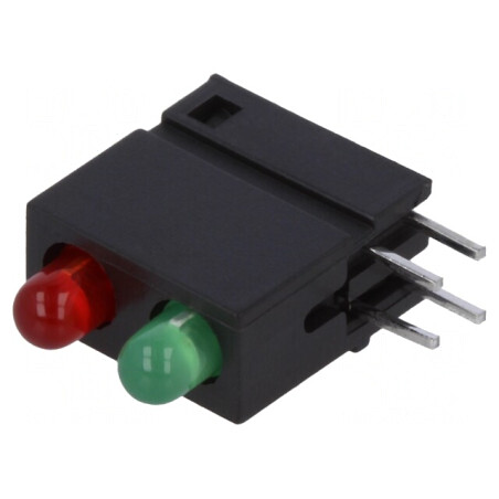 LED Bicolor 3mm Roșu/Verde 20mA 2V | Electronic-mag.ro | Componente Electronice