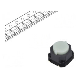 Microîntrerupător TACT SPST 0,05A 12V SMT | Electronic-mag.ro | Componente Electronice