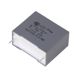 Condensator Polipropilenă 1,5uF THT ±10% | Electronic-mag.ro | Componente Electronice