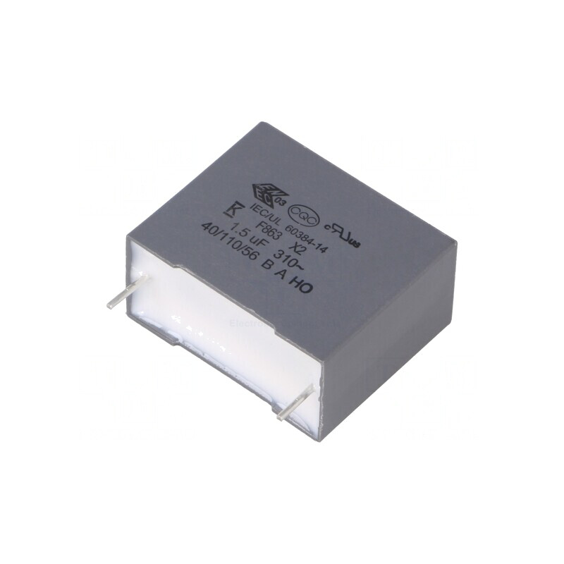 Condensator Polipropilenă 1,5uF THT ±10% | Electronic-mag.ro | Componente Electronice