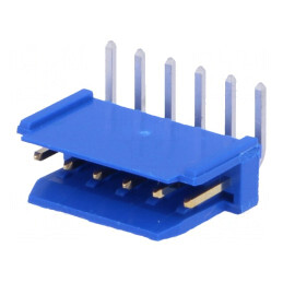 Soclu cablu-placă 6 PIN 2,54mm aurit FCI | Electronic-mag.ro | Componente Electronice