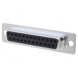 Conector D-Sub 25-Pin Mamă THT Aurit | Electronic-mag.ro | Componente Electronice