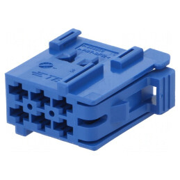 Conector Automotive JPT Mamă Mufă Cablu 6-Pin Albastră | Electronic-mag.ro | Componente Electronice