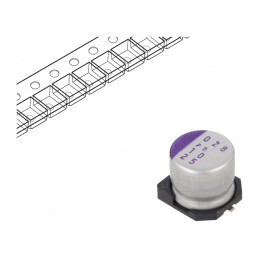 Condensator Polimeric 10uF 25V SMD | Electronic-mag.ro | Componente Electronice