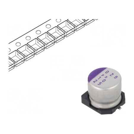 Condensator Polimeric 10uF 25V SMD | Electronic-mag.ro | Componente Electronice