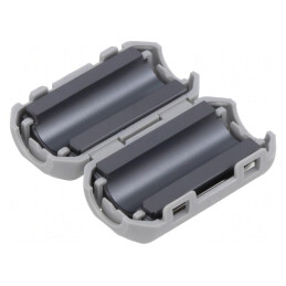 Ferită Gri 35mm x 28mm x 9mm - Set 2 Piese | Electronic-mag.ro | Componente Electronice