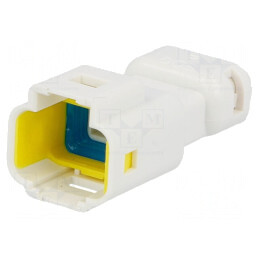Conector cablu-cablu E-Seal tată IP67 alb | Electronic-mag.ro | Componente Electronice