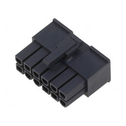 Conector Mamă Mini-Fit Jr 4.2mm 12-Pin pentru Cablu | Electronic-mag.ro | Componente Electronice