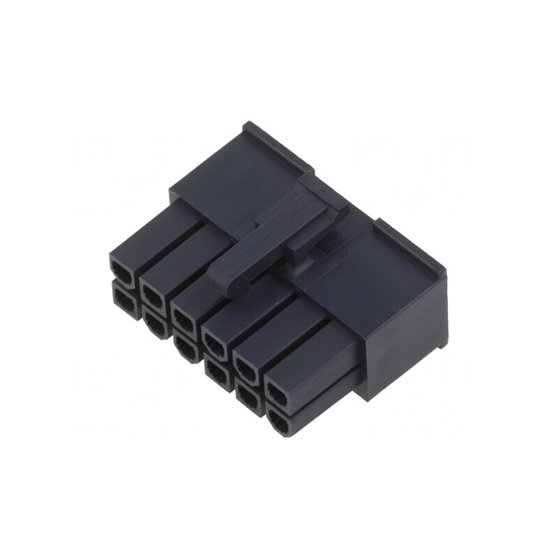 Conector Mamă Mini-Fit Jr 4.2mm 12-Pin pentru Cablu | Electronic-mag.ro | Componente Electronice