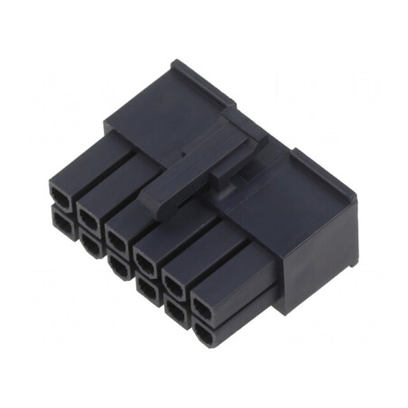 Conector Mamă Mini-Fit Jr 4.2mm 12-Pin pentru Cablu | Electronic-mag.ro | Componente Electronice