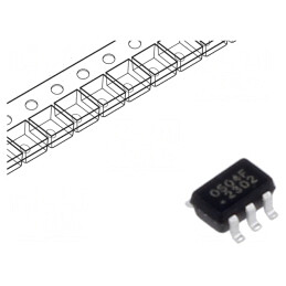 Rețea de diode 6V 6A 150W unidirecțională SOT363