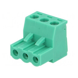 Regletă de Conexiuni Deconectabilă 5mm 3 Piste Drept Mufă | Electronic-mag.ro | Componente Electronice