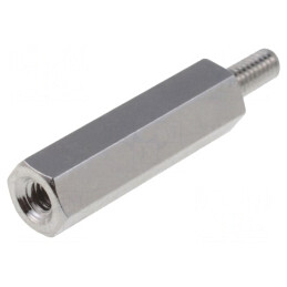 Piuliţă-distanţieră filetată M4 45mm | Electronic-mag.ro | Componente Electronice