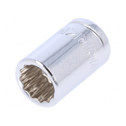 Tubulară 12mm 12-puncte 3/8 oțel crom-vanadium | Electronic-mag.ro | Componente Electronice
