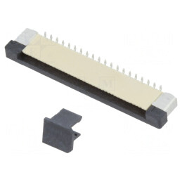 Conector FFC/FPC Vertical 40 Pin ZIF SMT 500mA | Electronic-mag.ro | Componente Electronice