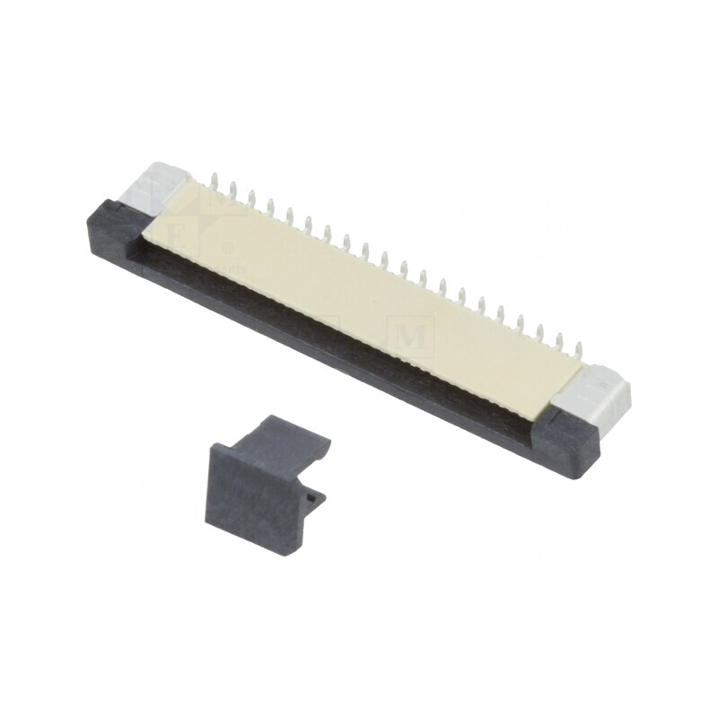 Conector FFC/FPC Vertical 40 Pin ZIF SMT 500mA | Electronic-mag.ro | Componente Electronice