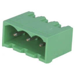 Regletă Conexiuni Deconectabilă 5,08mm 3 Piste | Electronic-mag.ro | Componente Electronice