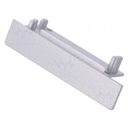 Obturator Argintiu pentru Profil LED 2 Buc. | Electronic-mag.ro | Componente Electronice