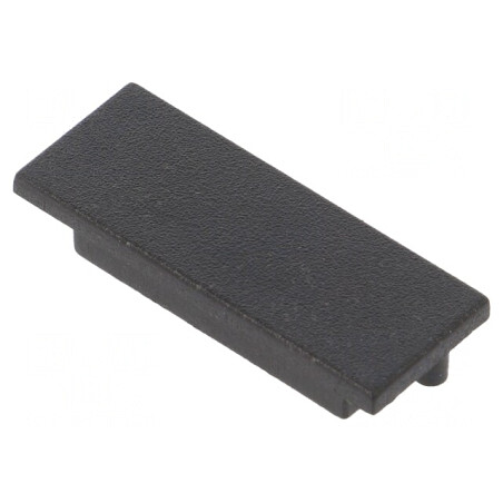 Obturator Negru pentru Profil LED, 2 Bucăți, ABS VARIO30-01 | Electronic-mag.ro | Componente Electronice