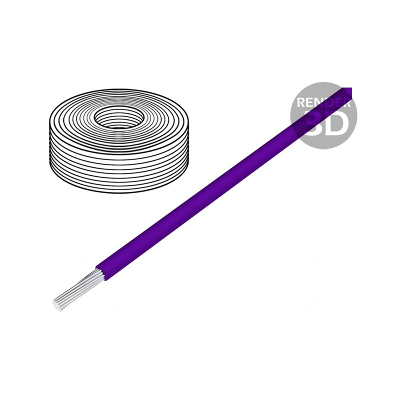 Cablu Electric H07Z-K 1,5mm2 Violet 450V/750V | Electronic-mag.ro | Componente Electronice Cablu Electric H07Z-K 1,5mm2 Violet 450V/750V | Electronic-mag.ro | Componente Electronice