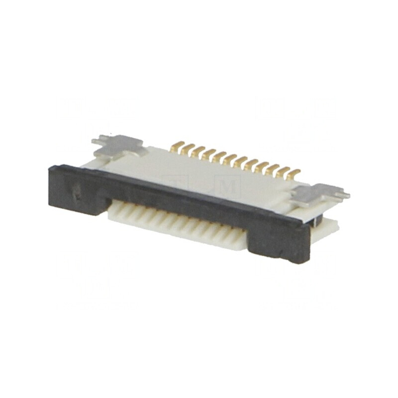Conector FFC/FPC Orizontal 12P ZIF | Electronic-mag.ro | Componente Electronice