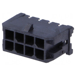 Soclu cablu-placă Micro-Fit 3.0 8 PIN THT 5A drept | Electronic-mag.ro | Componente Electronice