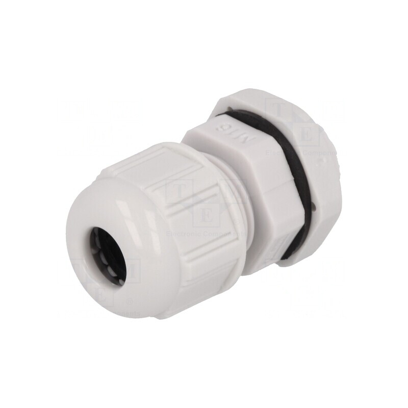 Garnitură Etanșare M16 IP68 Poliamidă Gri | Electronic-mag.ro | Componente Electronice
