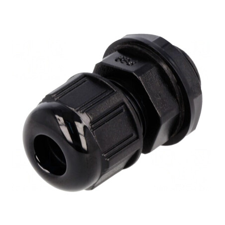 Garnitură Etanșare PG9 Poliamidă Neagră IP68 | Electronic-mag.ro | Componente Electronice
