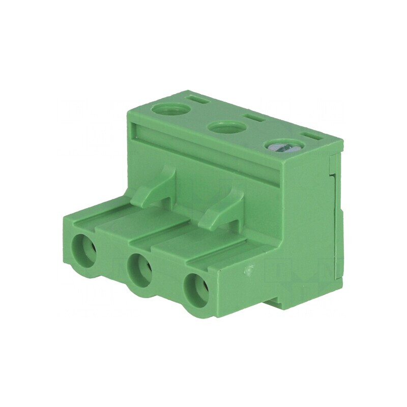 Regletă de Conexiuni Deconectabilă 7,5mm 3 Piste Drept Mufă | Electronic-mag.ro | Componente Electronice