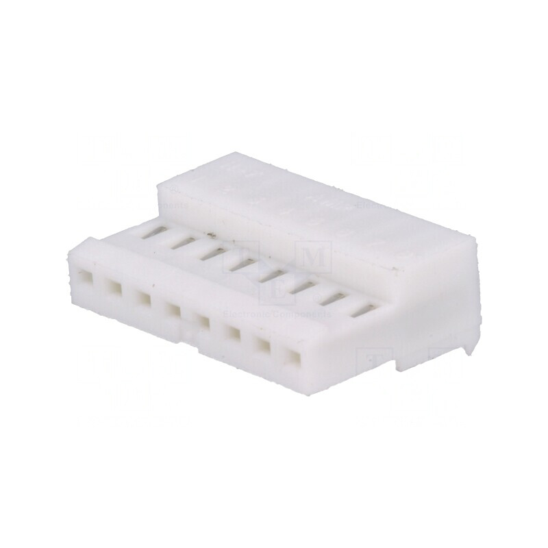 Mufă IDC 8 PIN 2,54mm Albă | Electronic-mag.ro | Componente Electronice