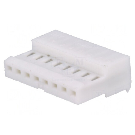 Mufă IDC 8 PIN 2,54mm Albă | Electronic-mag.ro | Componente Electronice
