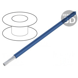 Cablu PVC Albastru Închis 22AWG 30m | Electronic-mag.ro | Componente Electronice