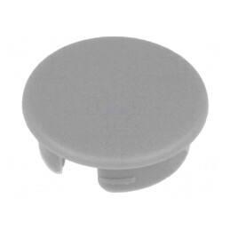 Capac ABS gri rotund fixare apăsare | Electronic-mag.ro | Componente Electronice