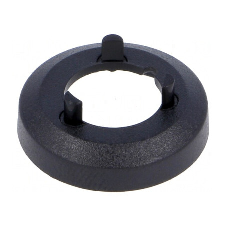 Capac Piuliță Neagră ABS 17,5mm | Electronic-mag.ro | Componente Electronice