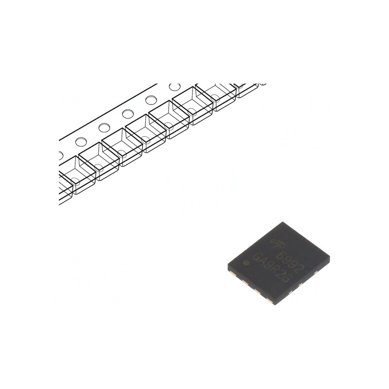 N-MOSFET Tranzistor Unipolar 30V 67A 18W DFN5x6D x2 | Electronic-mag.ro | Componente Electronice