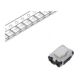 Microîntrerupător TACT SPST 0.02A 15VDC SMD | Electronic-mag.ro | Componente Electronice