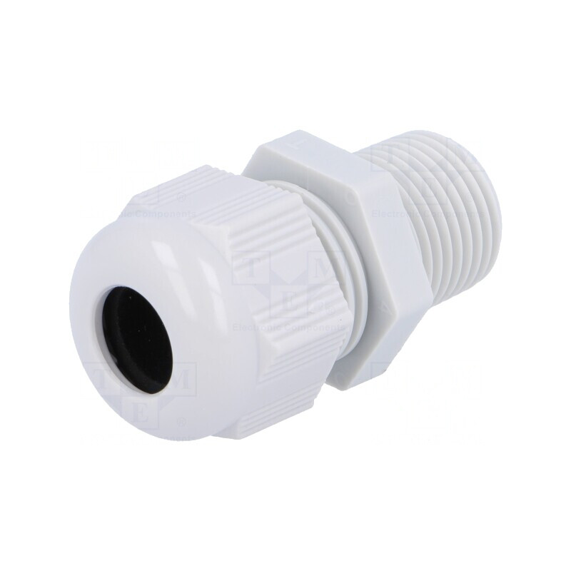 Garnitură Etanşare Poliamidă Gri NPT3/8 IP68 | Electronic-mag.ro | Componente Electronice