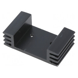 Radiator Extrudat TO220 Negru 25x43x13mm | Electronic-mag.ro | Componente Electronice