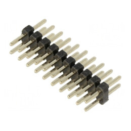 Şir pini tată 2mm 20 PIN THT PCB aurit | Electronic-mag.ro | Componente Electronice