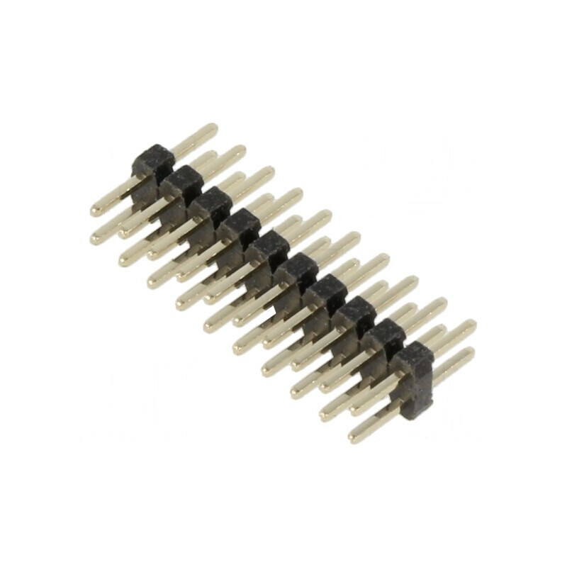 Şir pini tată 2mm 20 PIN THT PCB aurit | Electronic-mag.ro | Componente Electronice